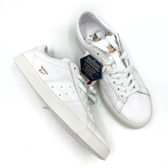 Onitsuka Tiger Lawnship 3.0 Sneaker White Leather Low Top Women Sz